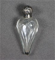 Victorian Sterling Silver Mounted Scent Bottle