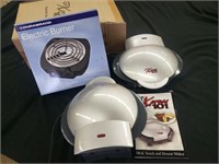 Electric burner and 2 sandwich makers