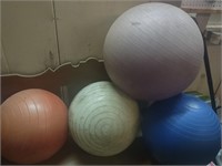 (6) Large Exercise Balls