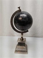 Black World Terrestrial on Chrome Metal Base