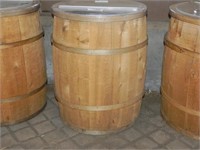 Pine Storage-Display Barrel - used for bulk goods
