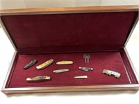 Knife collection and display box