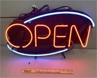 Open Neon Sign