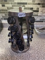 Stainless spice rack