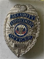 Security Enforcement officer badge