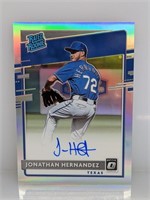 Jonathan Hernandez Silver Autograph Rated Rookie