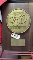 John Deere 150 year Plaque