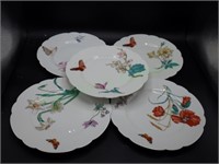 Grand Depot of Paris Set of 5 Dinner Plates