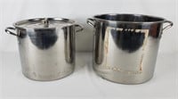 Stainless Steel Stock Pots (2)
