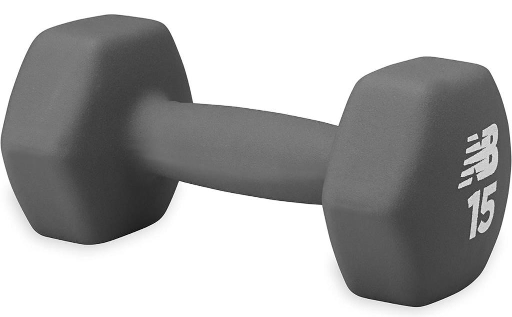 NEW BALANCE SINGLE 15LB DUMBBELL HAND WEIGHT