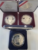 3 Silver Dollar Commemoratives