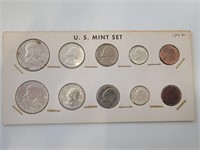 1962 US Mint Set in Cardboard Coin Holder