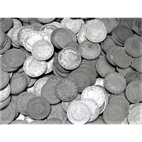 (100) V Nickels Mixed Dates and Grades