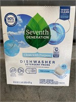 Seven generation dishwasher pods