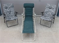 Folding Lounger and Lawn Chairs