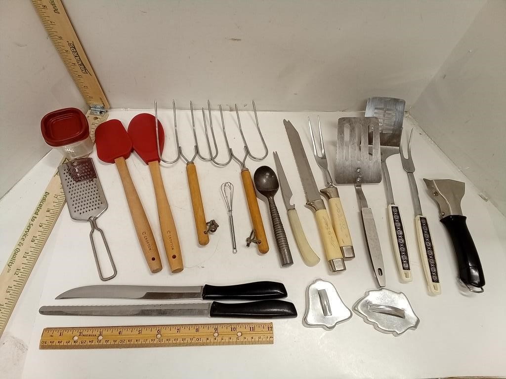 Flat Of Kitchen Utensils