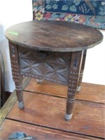 Old-wooden lamp table, good shape