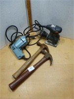 Sander & Drill / 2 Hammers - Untested