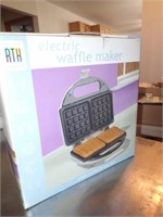 Electric Waffle Maker In Original Box