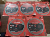 5 Craftsman 7-1/4" Circular Saw Blades