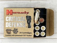 24rds 9x18mm Makarov ammunition: Hornady Critical