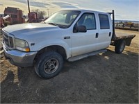 2004 Ford F350 Flatbed 4x4 Pick Up