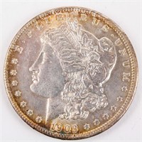 Coin 1903-P Morgan Silver Dollar Uncirculated.