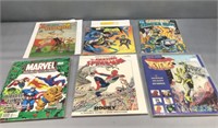 6 comic books