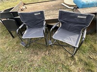 2-Freestyle Rocker Camping Chairs, 2-folding