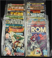 9 Vintage 1970's Assorted Marvel Comic Books Lot