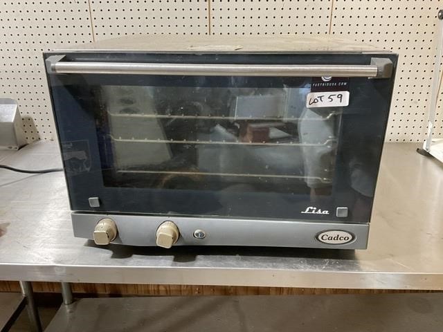 Countertop Cadco Lisa convection oven 115 volt