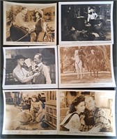 6 ASST ORIGINAL PHOTOGRAPHS 1940's MOVIE PICTURES