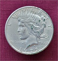 1923-S US Peace Silver Dollar Coin