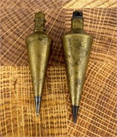 Antique Brass Plumb Bobs