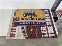 New holland & international harvester metal signs