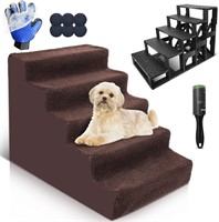 Kphico 5-Tier Pet Steps for Bed  Removable Cover