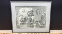 Framed, signed & numbered (244/500) print by Don