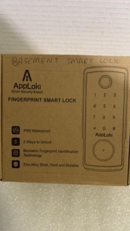 Fingerprint smart lock package open