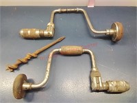 Stanley Wood Handle Hand Augers & bit