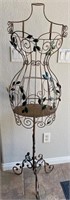 40 - DECOR METAL DRESS FORM 58"T