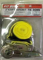 NEW 2"x20' Ratchet Strap