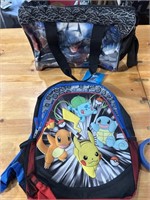 2 Bags Batman and Pokemon