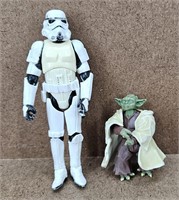 2004 Star Wars Yoda & Stormtrooper