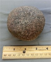 3 1/2" diameter stone artifact