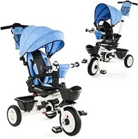 Eoowoy Baby Trike, 6-in-1 Kids Tricycle With