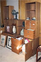 Mid Century Modern Teak Wall Unit