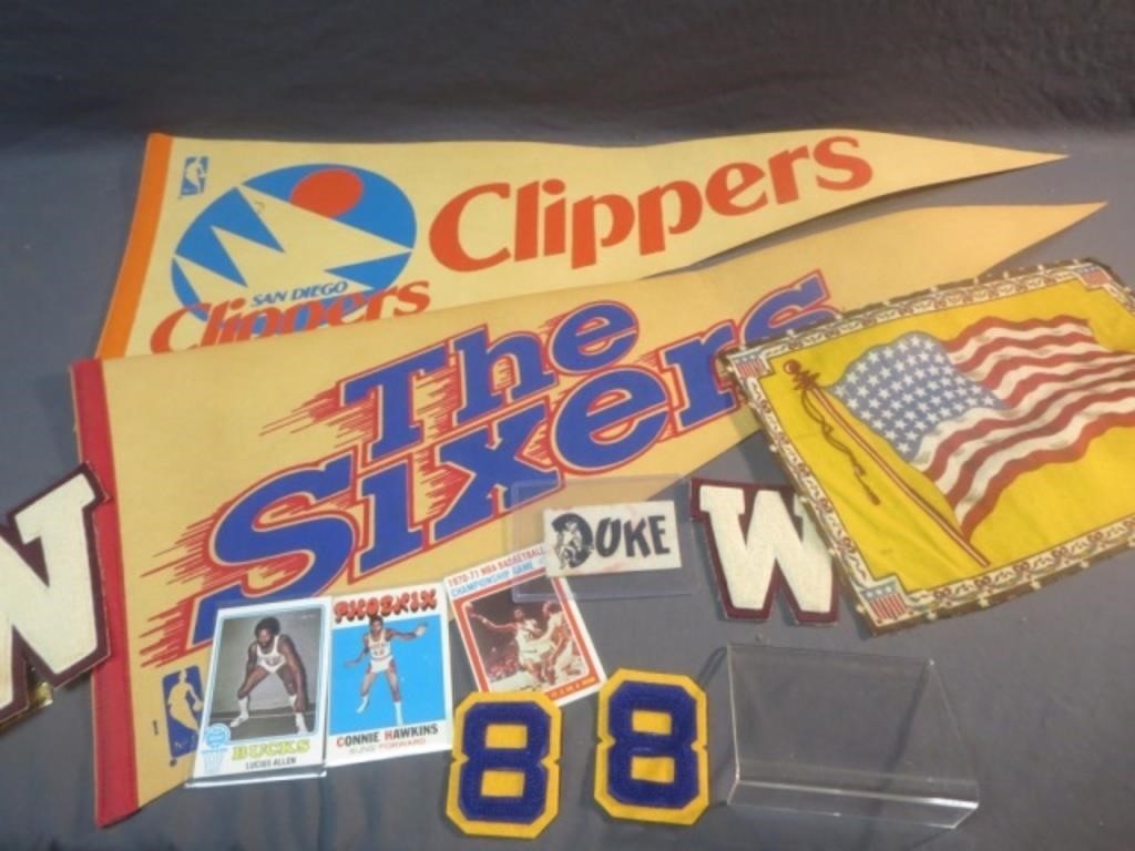 Basketball Lot - Banners , Cards+