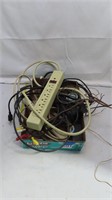 extension cords, timers, wires
