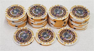 39 The Gold Mine Casino Colorado Chips, $1