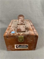 Wooden Shoe Shine Box